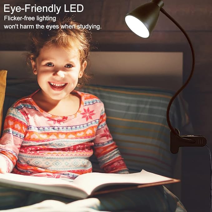 BOHON Desk Lamp 5 Color Modes 10 Brightness Dimmer Reading Light 10W 38 LED - Image 7