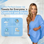 Infinitee Xclusives 100% Cotton Luxury Bath Towels Set of 2 - Image 4