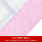 Changing Pad Cover for Girls 2 Pack, Lovely Print Soft Diaper Change Table - Image 4