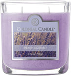 Colonial Candle French Lavender Scented Jar Candle, 2 Wick, 3.5 oz, Mottled Wax by ColonialCandle