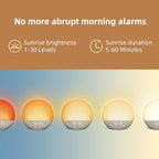 Sunrise Alarm Clock White Noise Machine: Natural Wake Up Light - Image 2