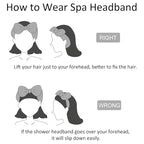 Ondder Spa Headband for Washing Face 8 Pack Gray Skincare Headbands for Women - Image 6