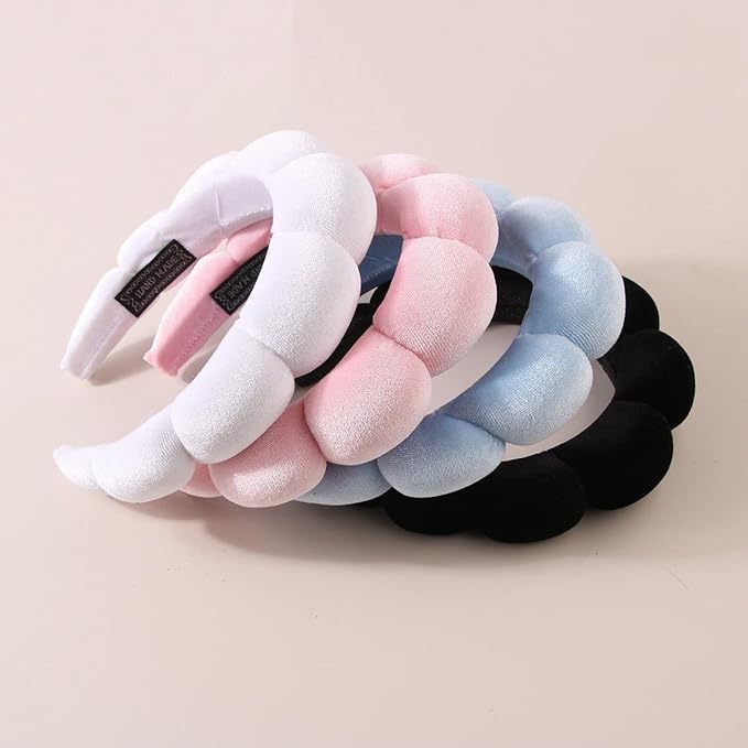 Luckybear Spa Headband for Washing Face, Velvet Makeup Headband - Image 7