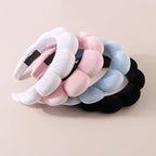 Luckybear Spa Headband for Washing Face, Velvet Makeup Headband - Image 5
