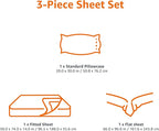 Amazon Basics Kid's Soft Easy-Wash Lightweight Microfiber 3-Piece Sheet Set - Image 5