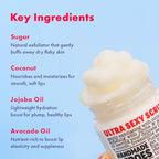 Handmade Heroes 100% Natural Lip Scrub, Vegan Conditioning Coconut Exfoliator - Image 5