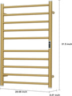Electric Towel Warmer Rack, Heating Towel Warmer, Timer & Temperature Control - Image 5
