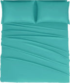 Mejoroom Bed Sheets Set, Extra Soft Luxury King Size Sheets - Image 2