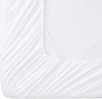 Twin XL Fitted Sheet Only with Full Elastic & Built in Corner Sheet Straps to - Image 5