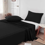 Lirex 2-Pack Full Size Flat Sheet Set, Ultra-Soft Brushed 1800 Microfiber - Image 4