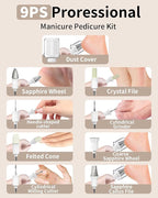 Manicure Pedicure Kit, Professional Nail Grinder - Image 6