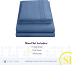 Twin XL Sheets - Breathable Luxury Sheets - 1800 Supreme Collection Extra Soft - Image 4
