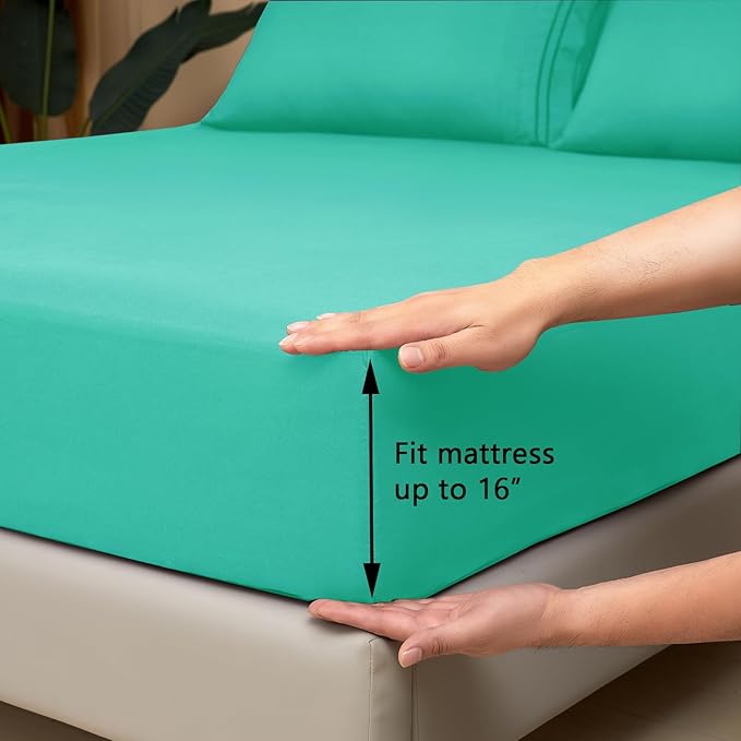 Mejoroom California King Size Sheet Set - Image 3