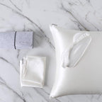 DISANGNI Silk Indulgence Set: Premium 22 Momme Mulberry Silk Pillowcase & Eye by DISANGNI