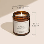 Sweet Water Decor Warm and Cozy Soy Candle - Image 4