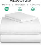 LuxClub 3 PC Twin XL Sheet Set, Deep Pockets Wrinkle Free Cooling Bed Sheets - Image 2