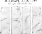 Luxspire Vanity Tray, Bathroom Toilet Tank Storage Tray, Resin Kitchen Sink - Image 8