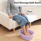 Ytterbium Foot Soaking Bath Basin, Large Massage Foot Soaking Tub, Plastic Home - Image 5