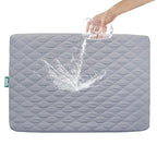 Pack and Play Sheets Mattress Pad Protector Fitted Waterproof Playard Mattress by Bilobanbabybedding