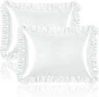 Homiest Ruffle Satin Pillowcase by Homiest