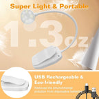 2 Packs Rechargeable Book Reading Light - Image 4