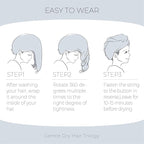 MaopaoBeauty Hair Towel Terry Cloth Absorbent Dry Anti Frizz Twist Plopping - Image 4