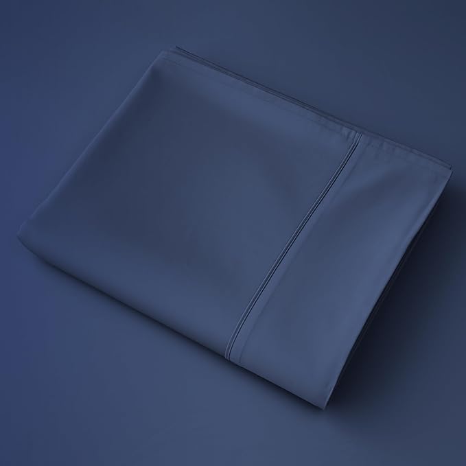 Cotton Flat Sheets Only, 600 TC 100% Cotton Flat Sheet Top Sheet Only, King by ShunjieHome