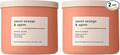 Bath & Body Works 3-Wick Candle, Sweet Orange & Agave Citrus Candle, Strong by BathBodyWorks