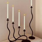 WPONSZU 10 Inch Ivory Spiral Taper Candle Set of 12 Pack Unscented Dripless - Image 5