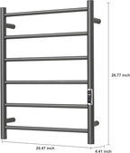 Heated Towel Racks for Bathroom, Wall Mounted Electric Towel Warmer Racks - Image 4