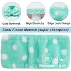 Shintop Sweet Super Soft Caroset Polka Dots Wash Cosmetic Headband Hairlace - Image 4