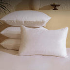 BHZ King Size Pillows Set of 4 Feather Down Hotel My King Pillows Bed Goose by BHZHouseholdProducts