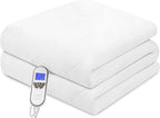 Bwarm Premium Multi-Zone Electric Heated Mattress Pad Twin Size, 9 Heat Settings - Image 7
