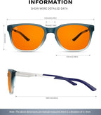 ANYLUV Blue Light Glasses for Men, Lightweight Computer Gaming Glasses - Image 3