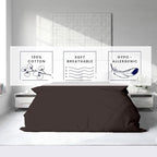 Kotton Culture 1 Pc Duvet Cover Queen Size/Full Size-100% Egyptian Cotton 600 - Image 5
