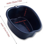 AXLOFO® Foot Soaking Bath Basin, Large Plastic Foot Soaking Tub, Feet Massage - Image 2