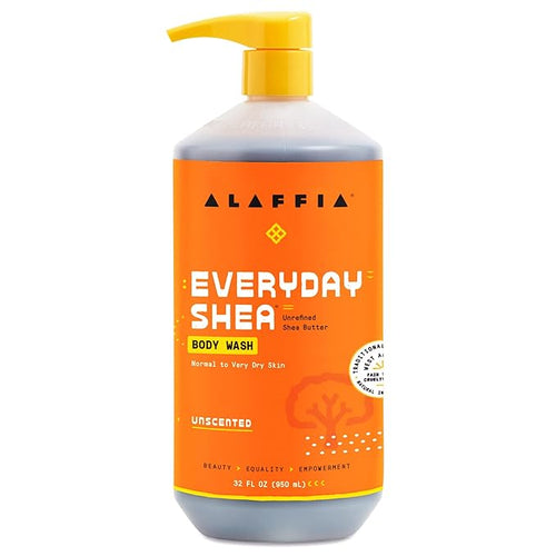 Alaffia EveryDay Shea Body Wash, Naturally Moisturizing Cleanser by Alaffia