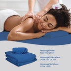 ForPro Professional Collection Premium Microfiber 3-Piece Massage Sheet Set - Image 6