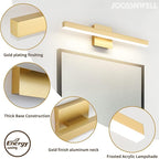 Joossnwell Gold Vanity Lights for Bathroom 24 Inch Dimmable 5CCT Modern Bath - Image 5