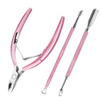 Cuticle Trimmer with Cuticle Pusher and Scissors, Cuticle Remover Professional by Decute