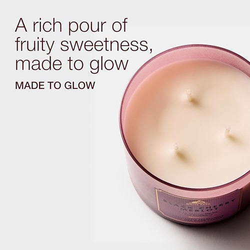 Bath & Body Works Black Cherry Merlot 3-Wick Candle - Image 2