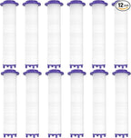 12 Pieces Hydro Jet Shower Head Filter, High Pressure Handheld Vortex Turbo Fan by Tnnluku