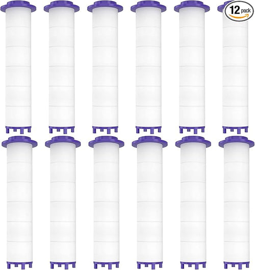 12 Pieces Hydro Jet Shower Head Filter, High Pressure Handheld Vortex Turbo Fan by Tnnluku