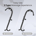 LiBa Trigger Point Massage Tool, Detachable Back Neck Shoulder Massager - Image 4