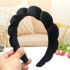 Fashion Headbands for Women Padded Fabric Hair Bands Wide Velvet Non Slip - Image 4