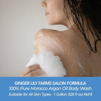 Ginger Lily Farms Salon Formula 100% Pure Morocco Argan Oil Body Wash - Image 4