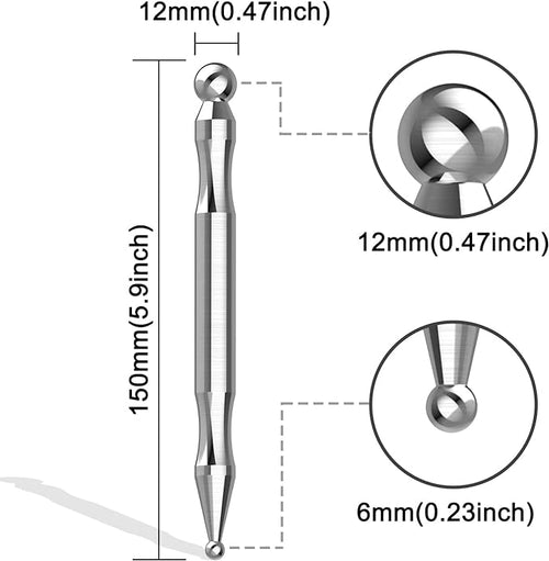 Acupuncture Pen, Facial Reflexology Tools Stainless Steel, Trigger Point - Image 2