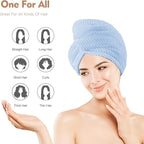 OEAGO Microfiber Hair Towel for Women: Gifts for Teen Girls Kids Girlfriends - Image 2