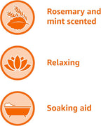 Amazon Basics Epsom Salt Soaking Aid, Soothing Rosemary & Mint Scent, 3 Pound - Image 4
