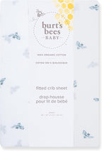 Burt's Bees Baby Essential Organic Cotton Fitted Crib Sheet, Breathable - Image 2